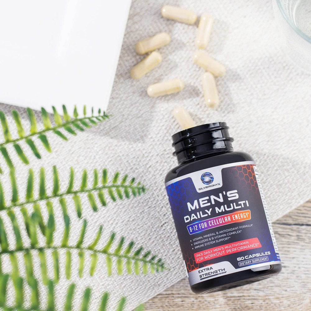 Mens Multivitamins | Men'S Multi with Vitamins A, C, D, E, B, Lycopene, Zinc, Calcium & More | Energy & Immune Health Support Supplement for Him, Adult Daily Vitamin Multivitamin for Men - 60 Capsules