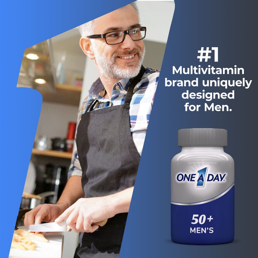 One a Day Men'S 50+ Multivitamin Tablets, Multivitamins for Men, 100 Ct