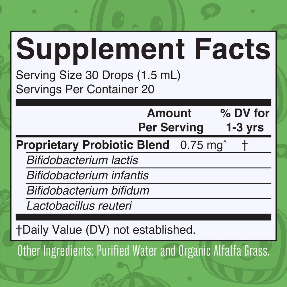 Maryruth Organics Cocomelon Toddler Probiotic Liquid Drops, Organic, 1 Fl Oz