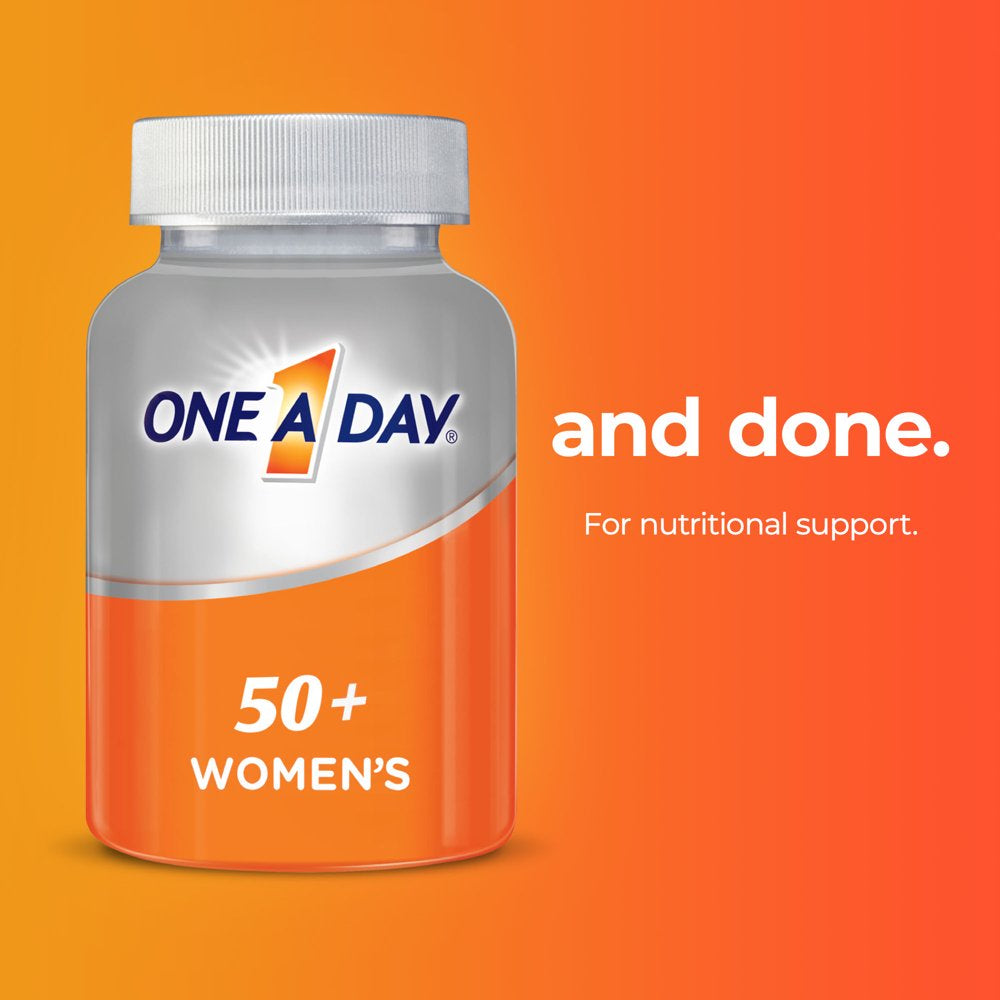 One a Day Women'S 50+ Multivitamin Tablets, Multivitamins for Women, 100 Count