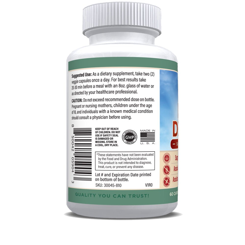 Liver Defense (60 Caps) by Live It Love It, Liver Health Dietary Supplement with Milk Thistle & Zinc