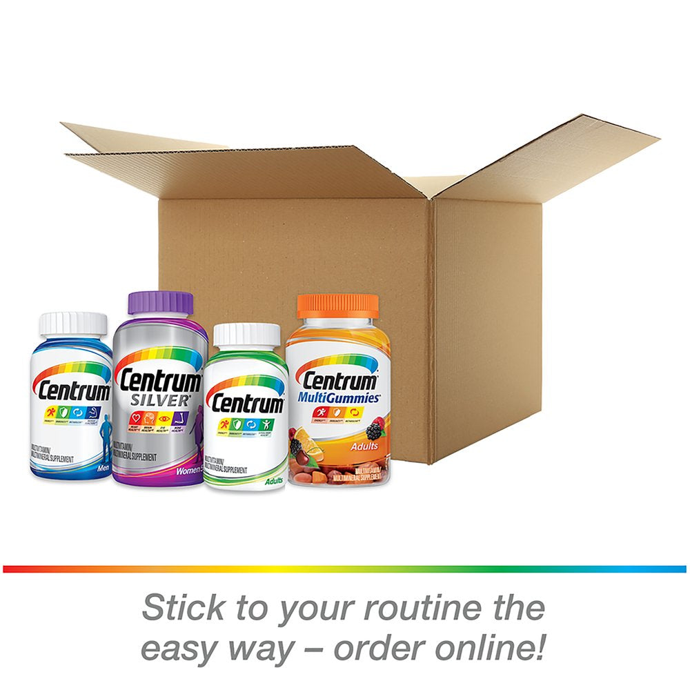 Centrum Multivitamins for Women, Multivitamin/Multimineral Supplement with Iron, Vitamins D3, B and Antioxidants - 250 Count