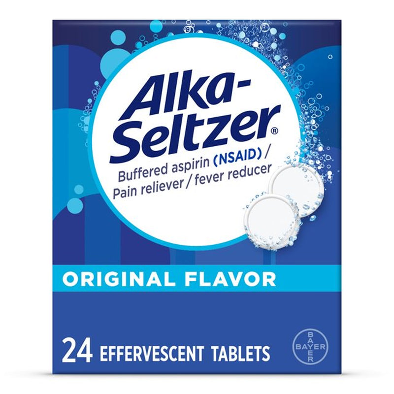 Alka-Seltzer Original Effervescent Tablets, 24 Ct