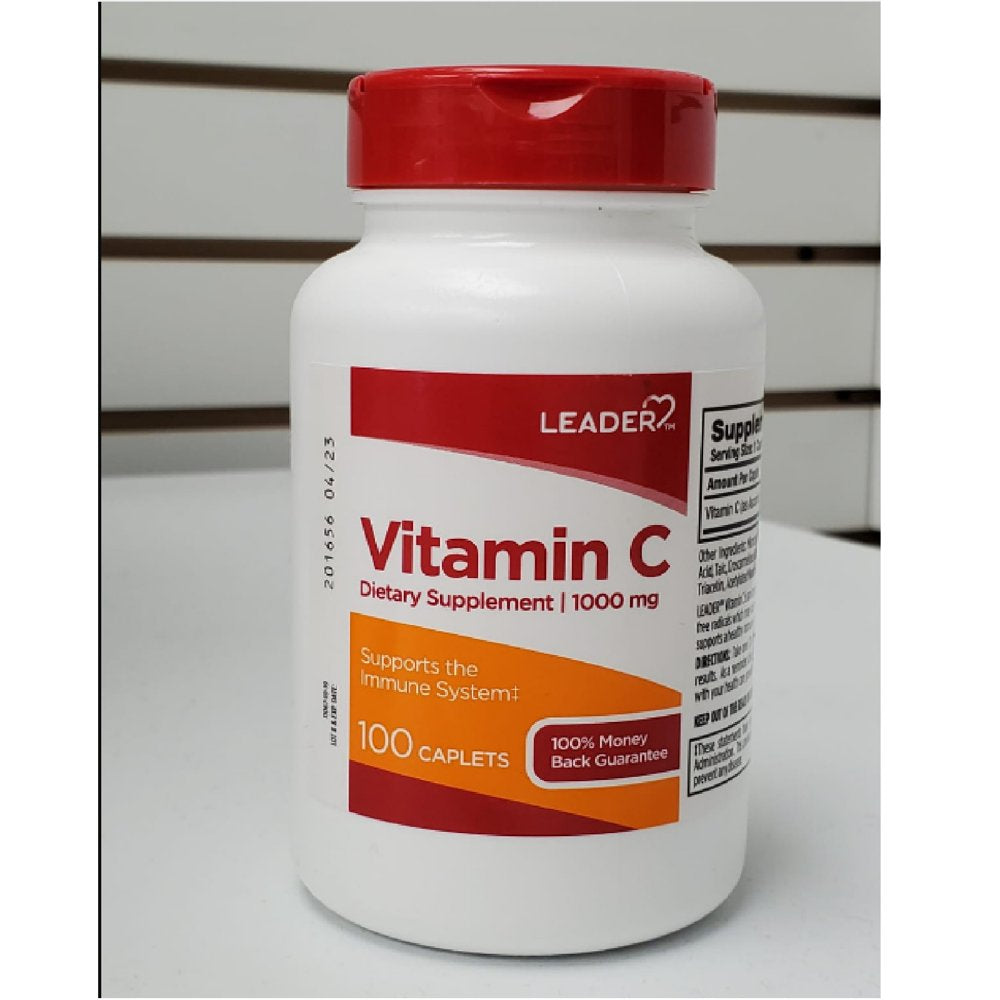 Leader Vitamin C Dietary Supplement, 1000 Mg, 100 Ct
