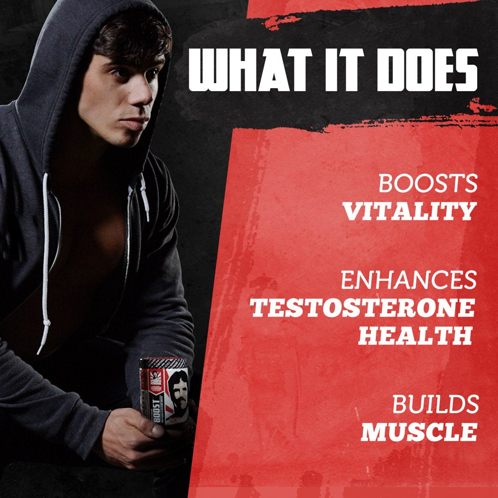 OLD SCHOOL Vintage Boost - Testosterone Booster for Men - Natural Testosterone Booster Supplement - Wave-Loaded Test Booster, Safe & Effective with Tribulus - Builds Muscle & Boosts Vitality
