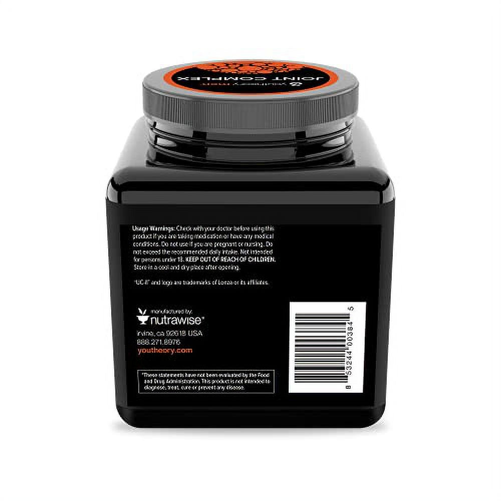 Youtheory Joint Complex for Men Â€“ with Boswellia, Ginger, Turmeric, & UC-II Collagen, 60 Tablets