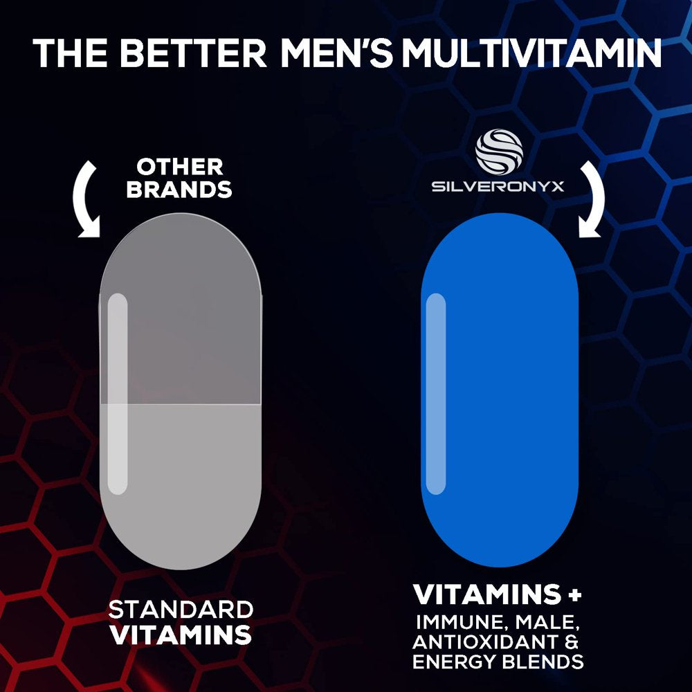 Mens Multivitamins | Men'S Multi with Vitamins A, C, D, E, B, Lycopene, Zinc, Calcium & More | Energy & Immune Health Support Supplement for Him, Adult Daily Vitamin Multivitamin for Men - 60 Capsules