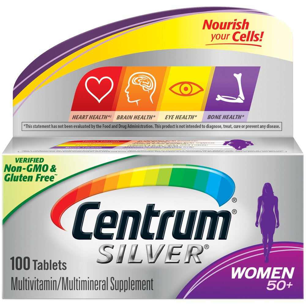 Centrum Cent Slvr >50 Women 100Ct