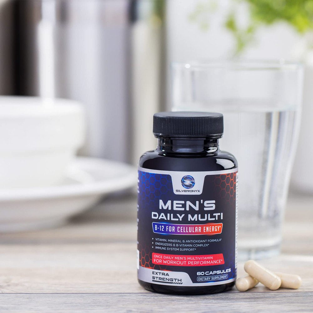 Mens Multivitamins | Men'S Multi with Vitamins A, C, D, E, B, Lycopene, Zinc, Calcium & More | Energy & Immune Health Support Supplement for Him, Adult Daily Vitamin Multivitamin for Men - 60 Capsules