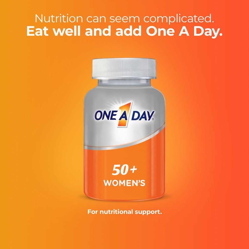 One a Day Women'S 50+ Multivitamin Tablets, Multivitamins for Women, 200 Count