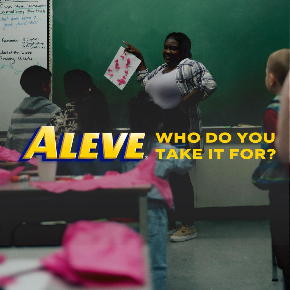 Aleve Back & Muscle Pain Reliever Naproxen Sodium Tablets, 90 Count